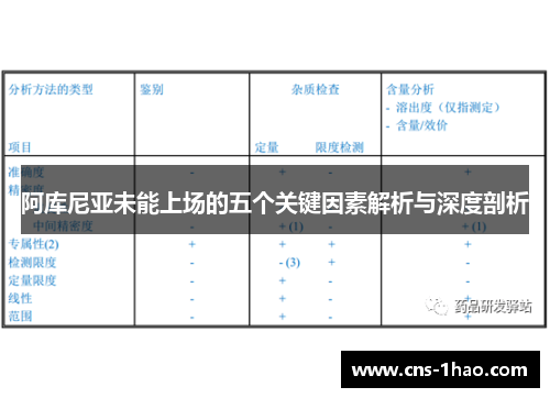 阿库尼亚未能上场的五个关键因素解析与深度剖析